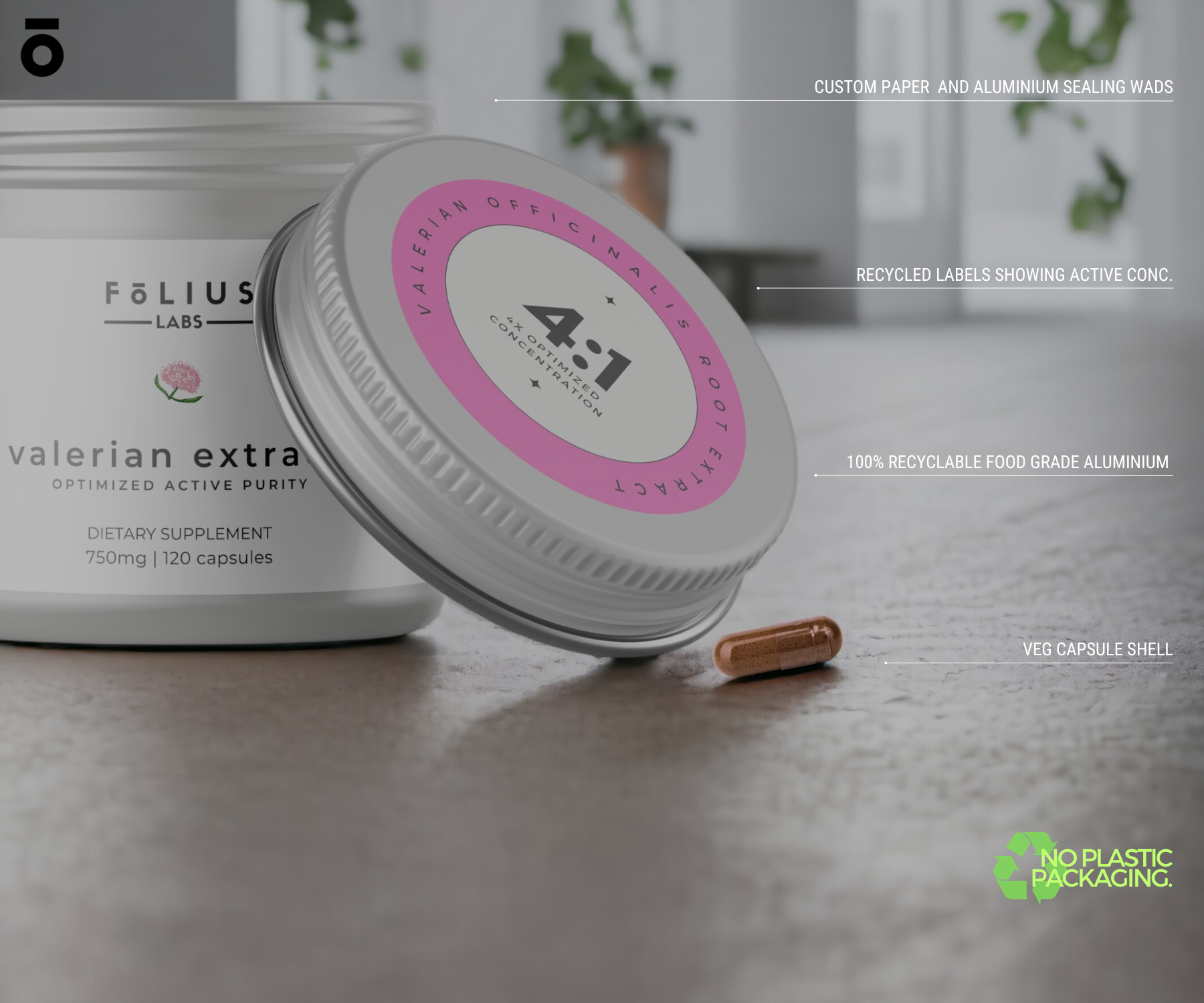 Valerian Extra Dietary Supplement Capsules