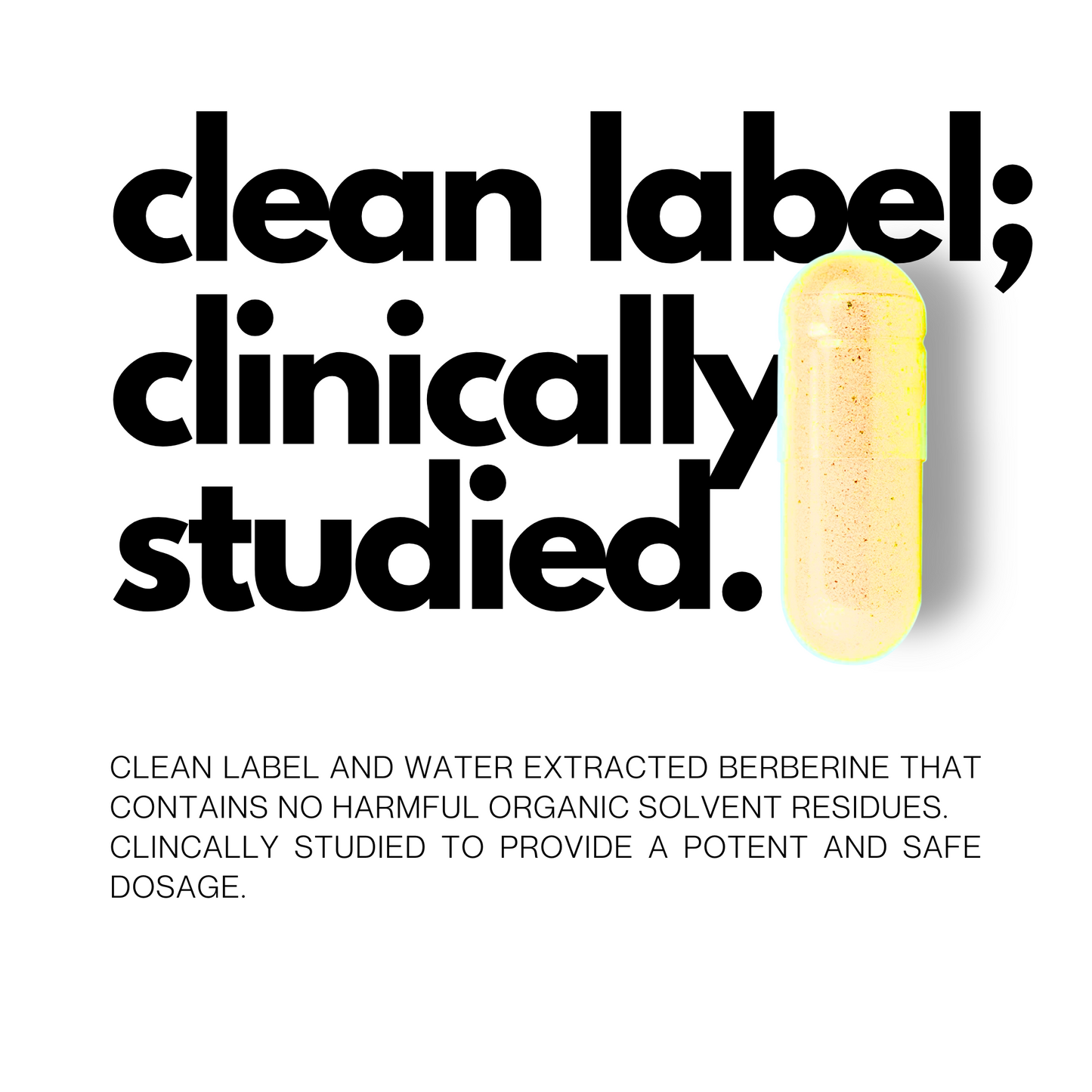 Clean Label Berberine Supplement