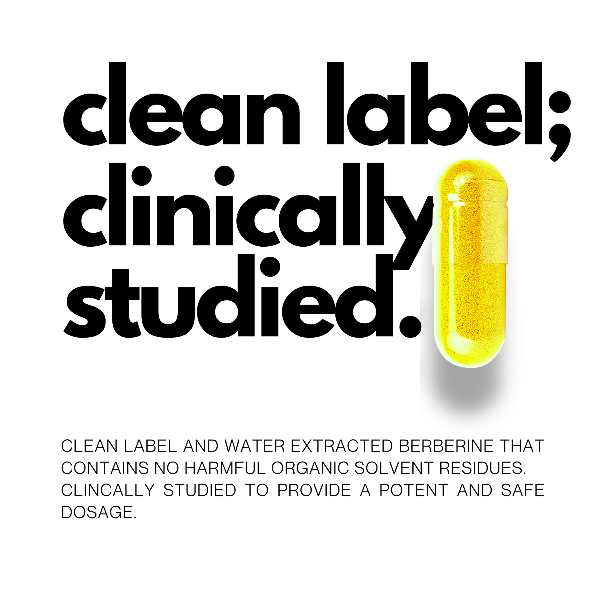 berberine Supplements clean label