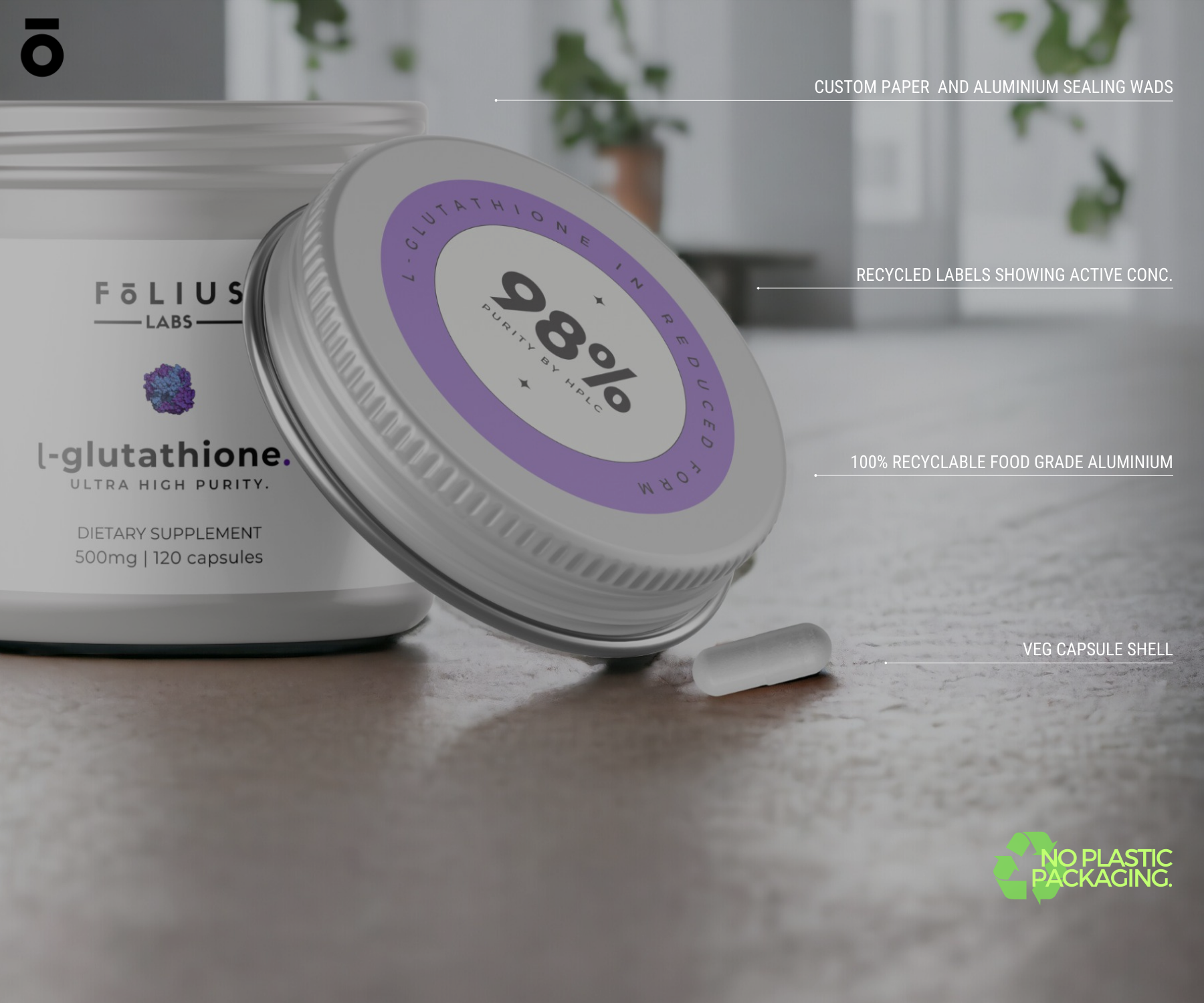L-Glutathione 98% | Master Antioxidant Supplement FLIUS LABS L-Glutathione 98% | Master Antioxidant Supplement FLIUS LABS